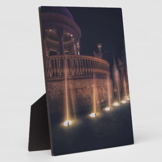 Las Vegas Flamingo Hotel Fountain Architecture Fotoplaat (Zijkant)