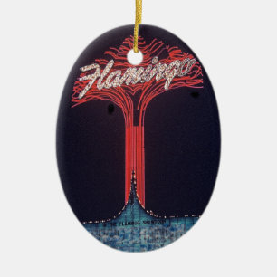 Las Vegas Flamingo Hotel Keramisch Ornament