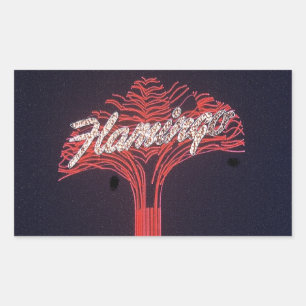 Las Vegas Flamingo Hotel Rechthoekige Sticker