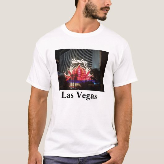 Las Vegas Flamingo Hotel T-shirt (Voorkant)