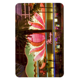 Las Vegas Flamingo @ nacht flexibele magneet