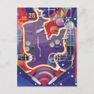 Las Vegas Flipperkast Briefkaart