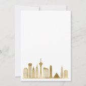 Las Vegas Foto Bestemming Bruidsmeisje Voorstel Kaart (Achterkant)