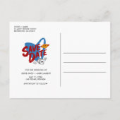 Las Vegas Foto Bruiloft Save the Date Aankondigingskaart (Achterkant)