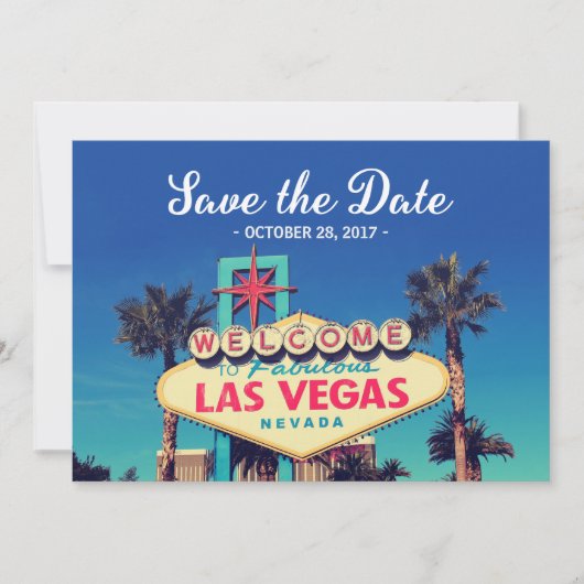  Las Vegas Foto - Save the Date Wedding (Voorkant)