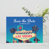  Las Vegas Foto - Save the Date Wedding (Staand voorkant)