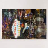 Las Vegas Fotocollage Moeilijke puzzel (Horizontaal)