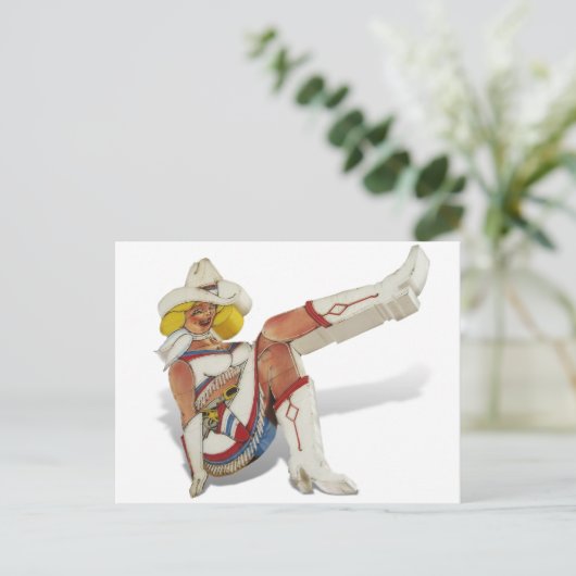 Las Vegas, Fremont Street - Glitter Gultch Gal Briefkaart (Staand voorkant)