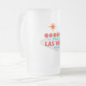 Las Vegas Frosted Glass Beer Mok (Voorkant links)