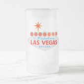 Las Vegas Frosted Glass Beer Mok (Center)