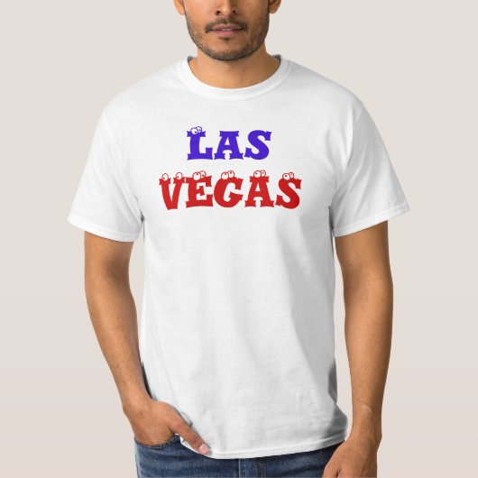 LAS VEGAS Funny T-Shirt (Voorkant)