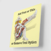 Las Vegas Gal Vierkante Klok (Hoek)