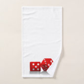 Las Vegas Gambling Craps Dice Bad Handdoek (Handdoek)