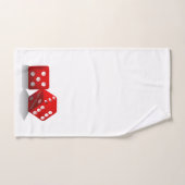 Las Vegas Gambling Craps Dice Bad Handdoek (Handdoek)