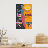  Las Vegas Gambling Travel Poster Art (Keuken)