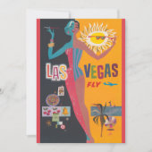  Las Vegas Gambling Travel Poster Art Kaart (Voorkant)