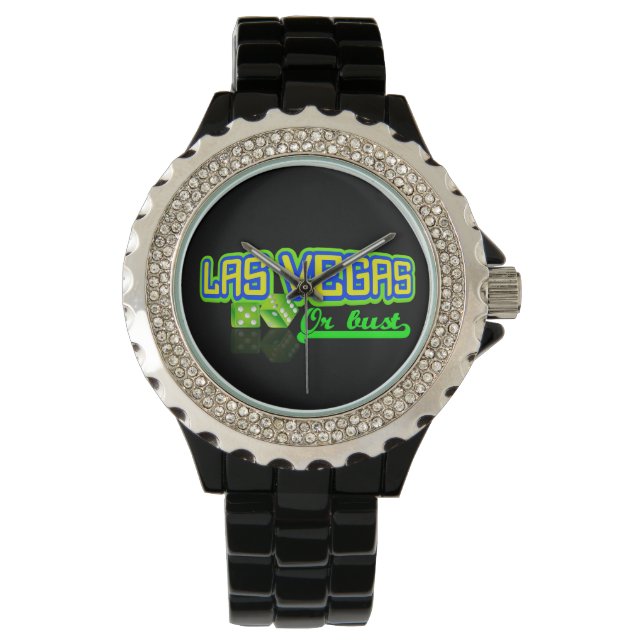 Las Vegas Gambling watch Horloge (Voorkant)