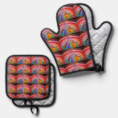 LAS VEGAS GAMES OVENWANT & PANNENLAP SET (Voorkant / Achterkant)