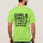 Las Vegas geeft je rechtstreeks Shirt (Achterkant)