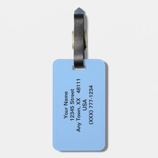 Las Vegas Gepersonaliseerd Bagagelabel (Achterkant verticaal)