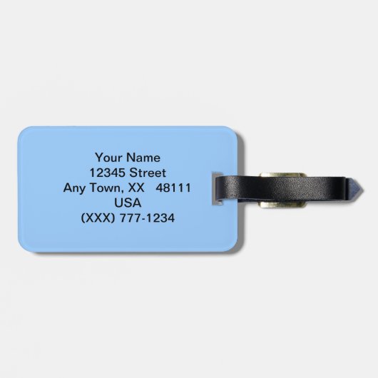 Las Vegas Gepersonaliseerd Bagagelabel (Achterkant horizontaal)