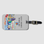 Las Vegas gepersonaliseerd Bagagelabel (Voorkant (horizontaal))