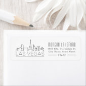 Las Vegas gestileerde skyline | Etiket (Insitu)