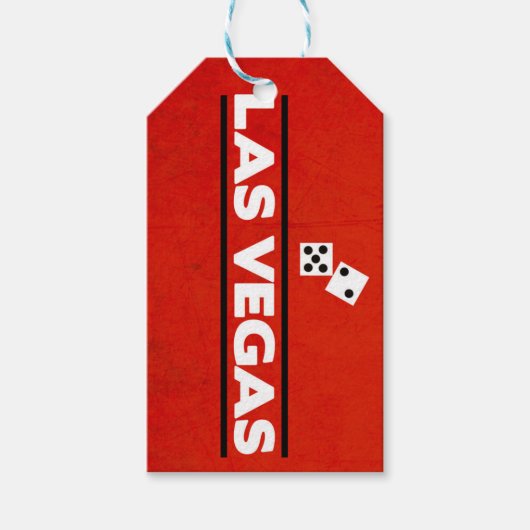 Las Vegas Gift Label Cadeaulabel (Voorkant)