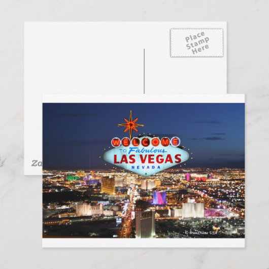 Las Vegas Gifts Briefkaart (Voorkant / Achterkant)