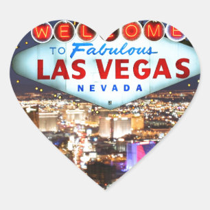 Las Vegas Gifts Hart Sticker