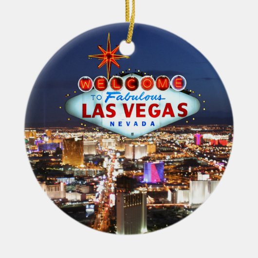 Las Vegas Gifts Keramisch Ornament (Voorkant)