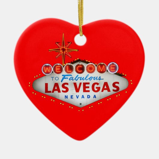 Las Vegas Gifts Keramisch Ornament (Voorkant)