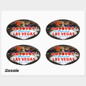 Las Vegas Gifts Ovale Sticker (Vel)