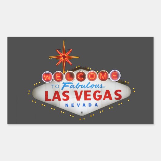 Las Vegas Gifts Rechthoekige Sticker (Voorkant)