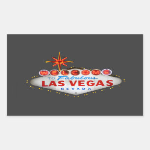 Las Vegas Gifts Rechthoekige Sticker