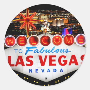 Las Vegas Gifts Ronde Sticker