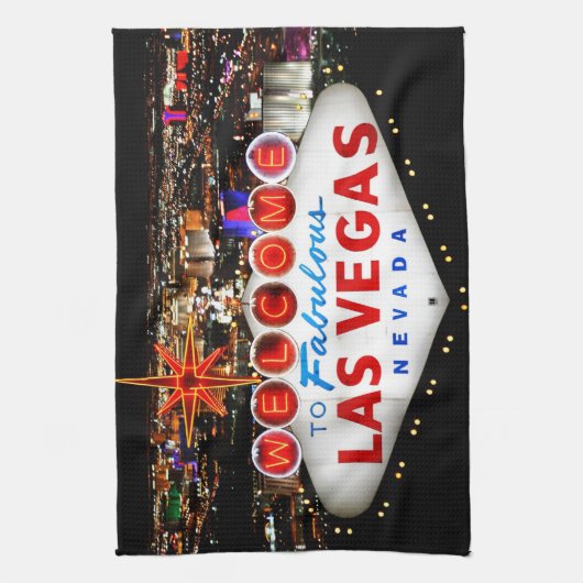 Las Vegas Gifts Theedoek (Verticaal)