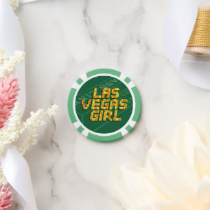 Las Vegas Girl Craps Tafel Poker Chips