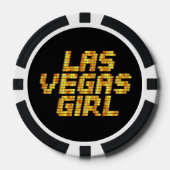 Las Vegas Girl Poker Chips (Voorkant)