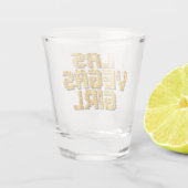 Las Vegas Girl Shot Glas (Achterkant)