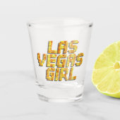 Las Vegas Girl Shot Glas (Voorkant)
