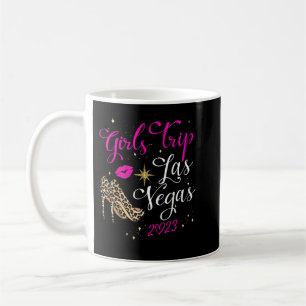 Las Vegas Girls Trip 2023 Shirten for Women Birthd Koffiemok