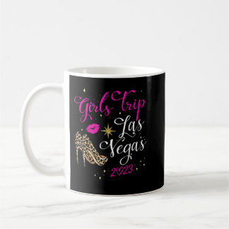 Las Vegas Girls Trip 2023 Shirten for Women Birthd Koffiemok