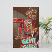 Las Vegas Glitter Gulch Briefpapier (Staand voorkant)