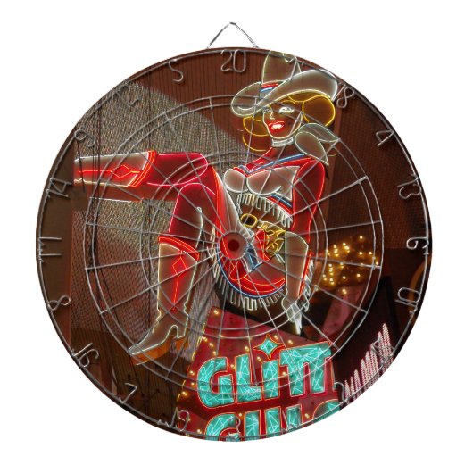 Las Vegas Glitter Gulch Dartbord (Voorkant)