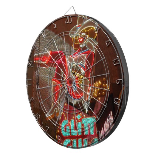 Las Vegas Glitter Gulch Dartbord (Voorkant Rechts)