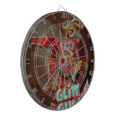 Las Vegas Glitter Gulch Dartbord (Voorkant Links)