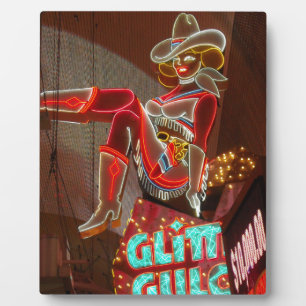 Las Vegas Glitter Gulch Fotoplaat