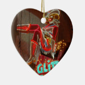 Las Vegas Glitter Gulch Keramisch Ornament (Rechts)