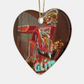 Las Vegas Glitter Gulch Keramisch Ornament (Links)